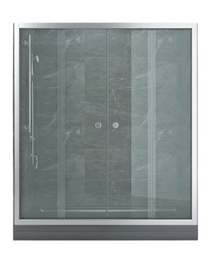 Alternative view of Lüks 2A 2S İki Duvar Arası Sürgülü Duşakabin